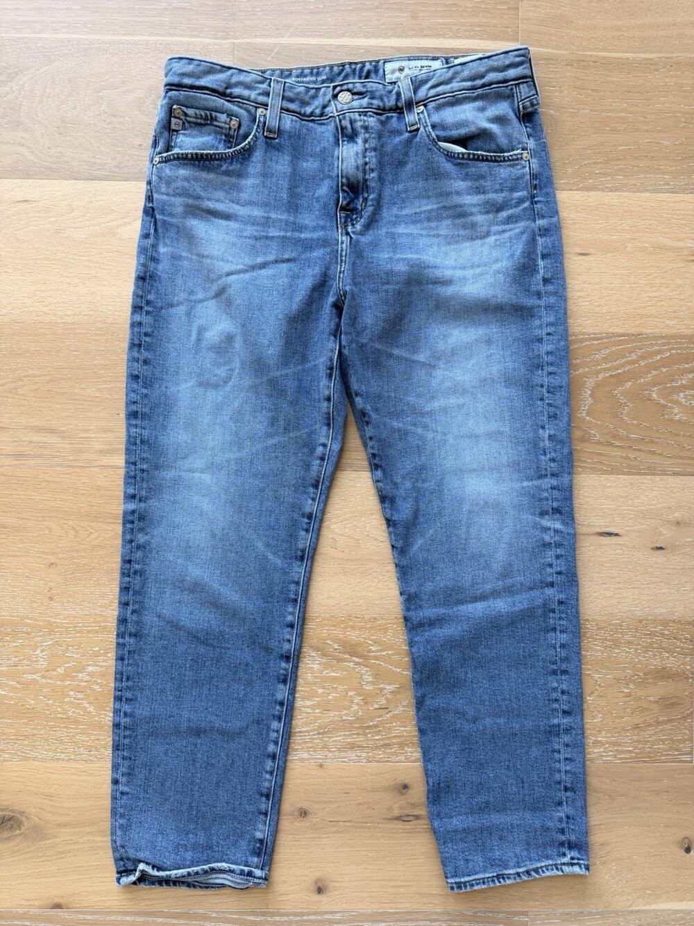 AG Adriano Goldschmied Women's Ex Boyfriend Slouchy Slim Jeans 31 Mid Rise